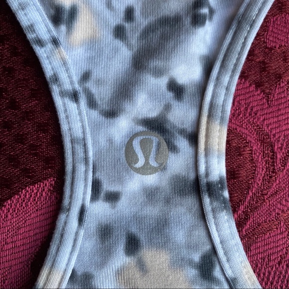 Lululemon Cool Racerback Silver Fleur Tank - Picture 5 of 5